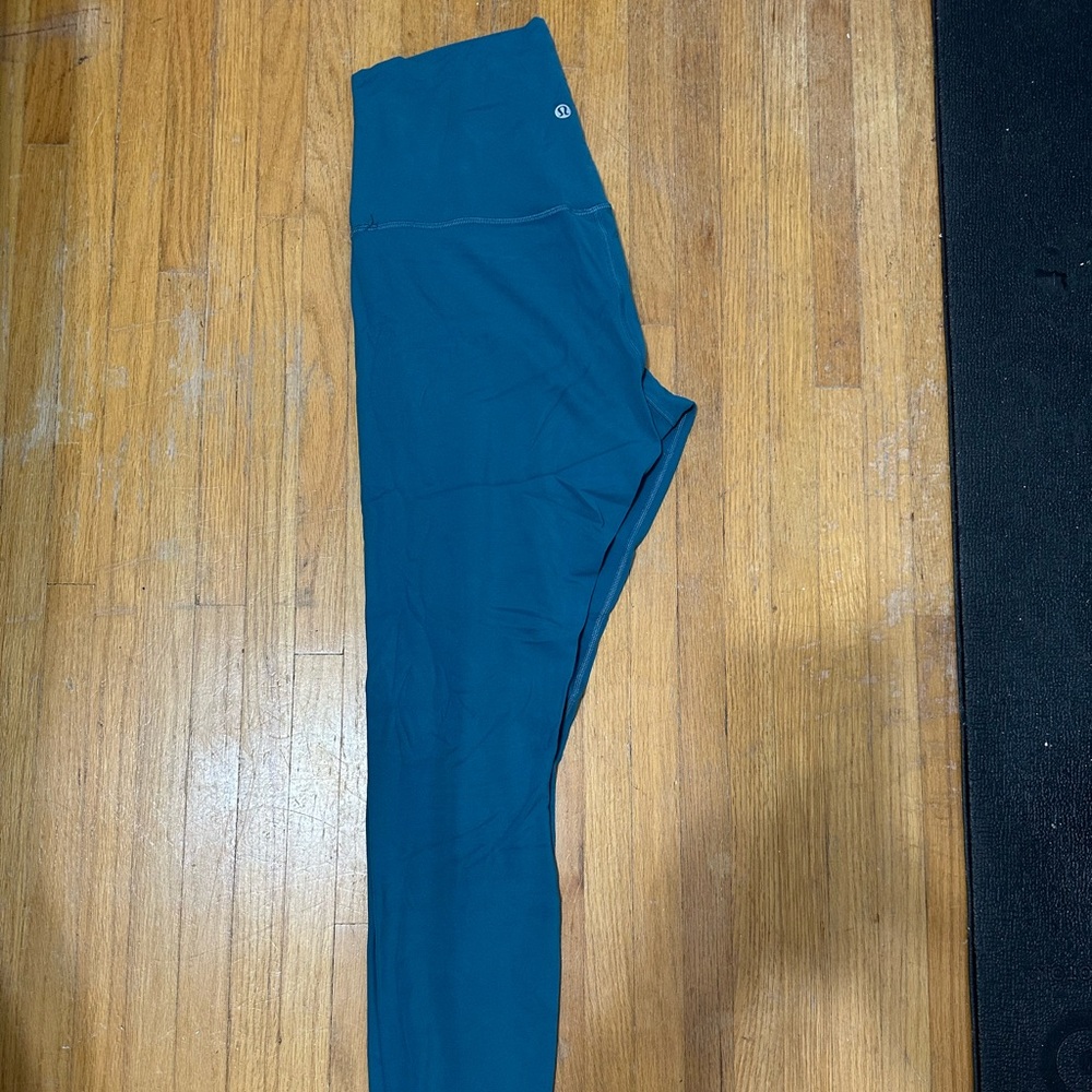 LULULEMON ALIGN DESERT TEAL SUPER HIGH RISE LEGGING 28”